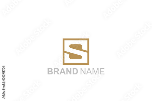 Square S logo design