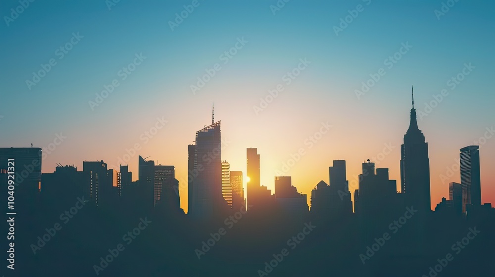 Skyline Silhouette Skyline Silhouette