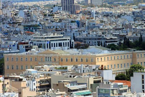 Grèce ville d'Athènes, vue depuis l'Acropole