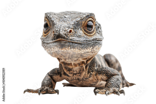 A baby Tyrannosaurus, isolate on white background, exhibiting its adorable features and small size. PNG
