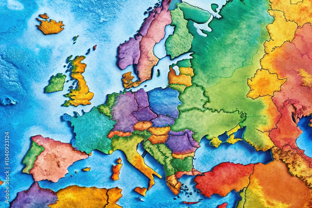 Printable European map outline for education or reference. Printable European map outline for education or reference.