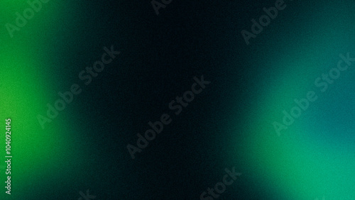 Dark green gray blue color grainy gradient background dark noise texture header poster banner backdrop design, copy space