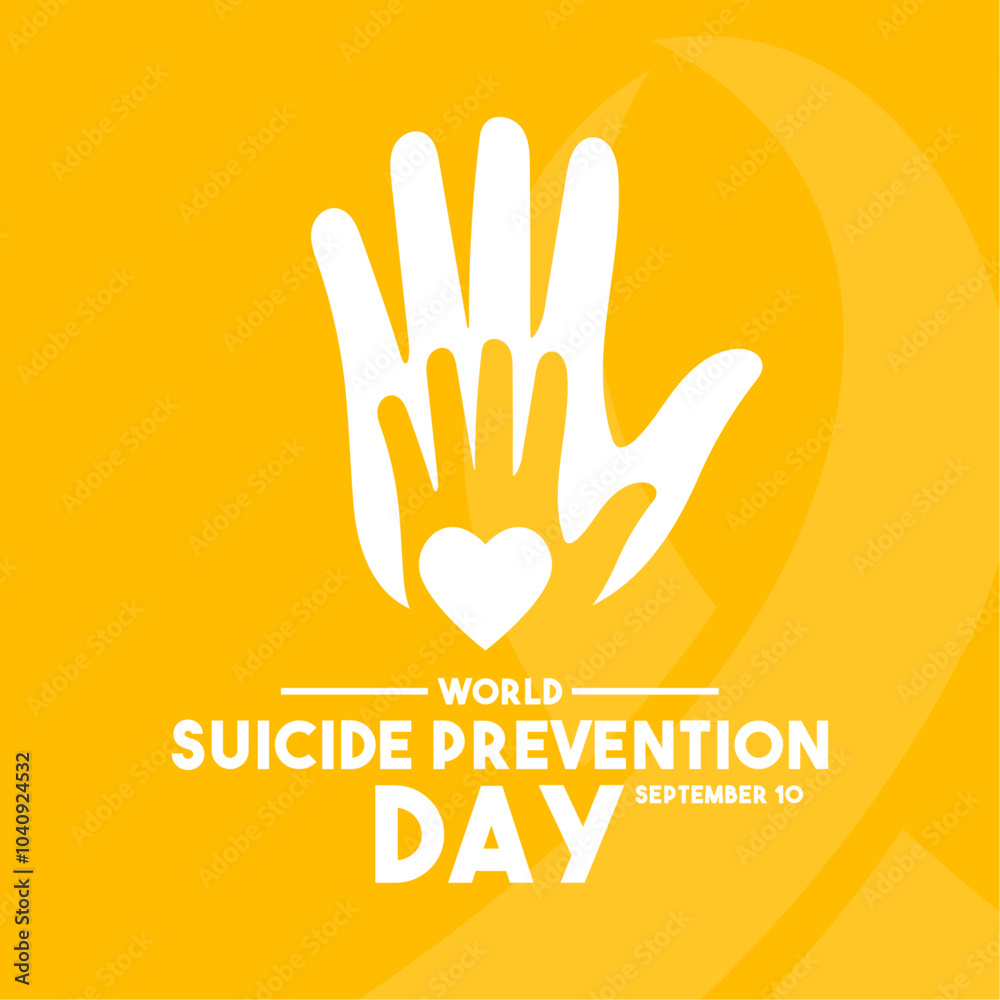 Obraz premium World Suicide Prevention Day. September 10.