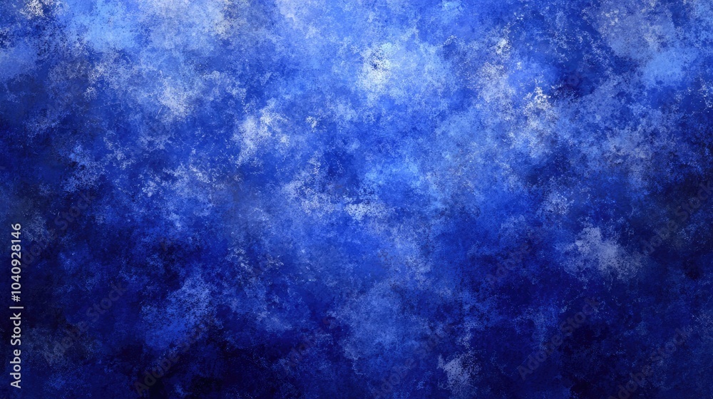 Blue Textured Canvas with Visible Brushstrokes Blue Textured Canvas with Visible Brushstrokes
