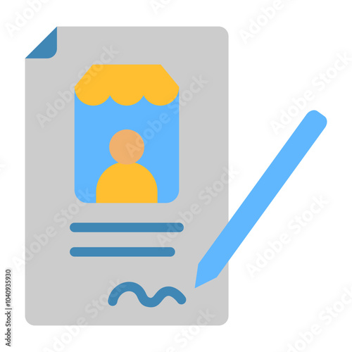 Supplier Contract Icon