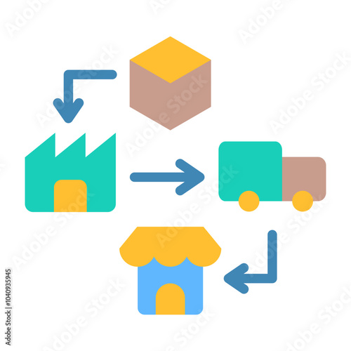 Supply Chain Icon
