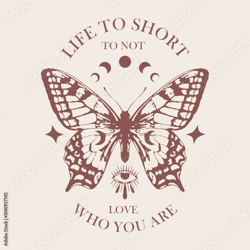 Retro illustration of Motivational quote t shirt design, vector graphic, typographic poster or tshirts street wear and Urban style