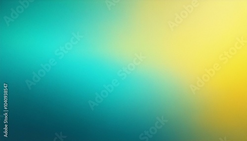 Turquoise and Lemon Chiffon gradient background with light leak and grainy texture, perfect for any project.