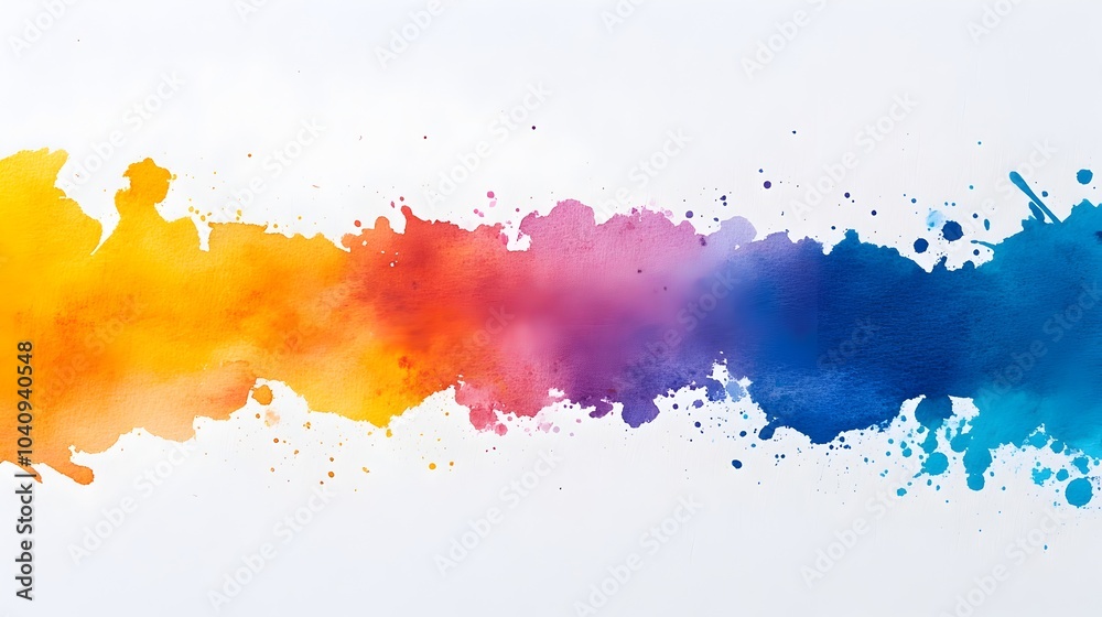 Obraz premium Vibrant watercolor splashes dynamically meeting jagged textured obstacles highlighting the captivating contrast between soft and hard fluid and rigid