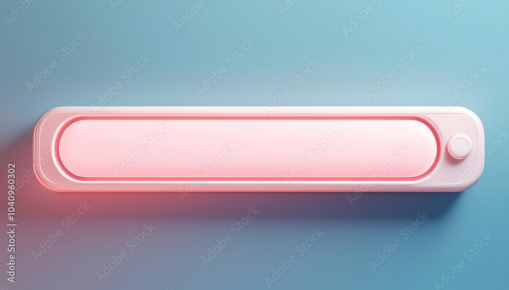 A sleek, modern light bar with a soft pink glow against a blue background, perfect for ambient lighting or decorative purposes. A sleek, modern light bar with a soft pink glow against a blue background, perfect for ambient lighting or decorative purposes.