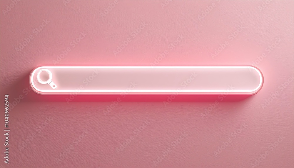 A sleek, minimalist light bar glowing softly against a pink background, creating a modern and stylish ambiance. A sleek, minimalist light bar glowing softly against a pink background, creating a modern and stylish ambiance.