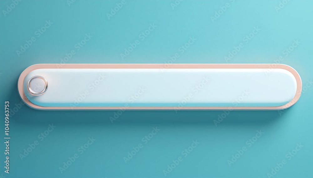 A sleek, modern, elongated device with a light surface on a teal background, likely used for functionality or decor.