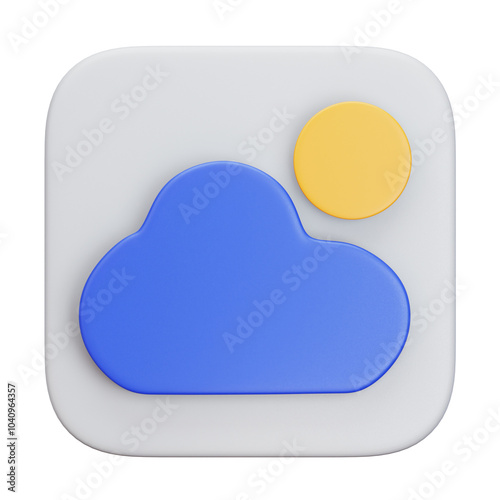 weather 3d icon