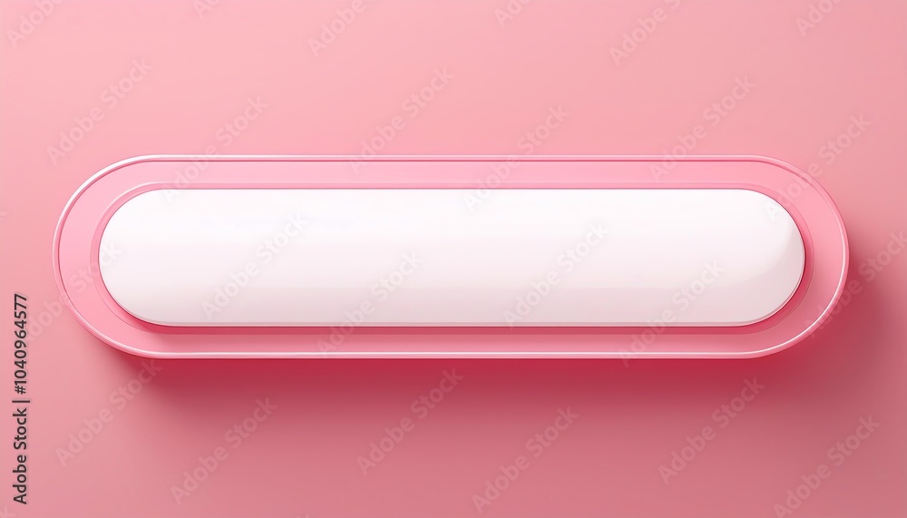 A sleek, modern light fixture with a soft pink frame against a light pink background, featuring an elongated white shade. A sleek, modern light fixture with a soft pink frame against a light pink background, featuring an elongated white shade.