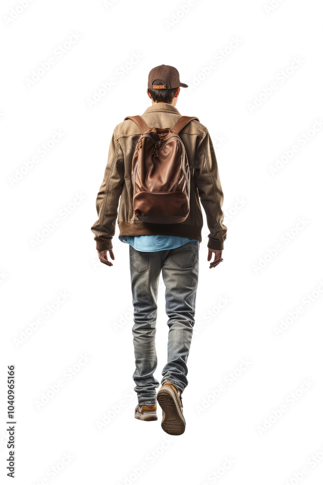 Stylish Hiker on a Journey Through Nature Stylish Hiker on a Journey Through Nature
