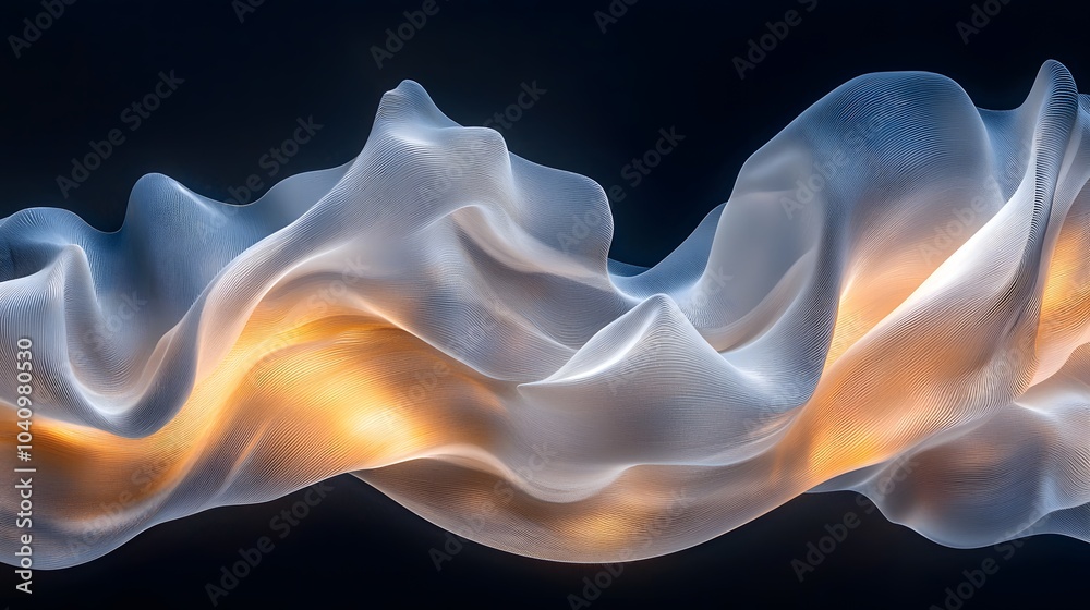 Ethereal Waves of Light A Captivating Dance of Flowing Textures and Colors in a Dreamlike Space Ethereal Waves of Light A Captivating Dance of Flowing Textures and Colors in a Dreamlike Space