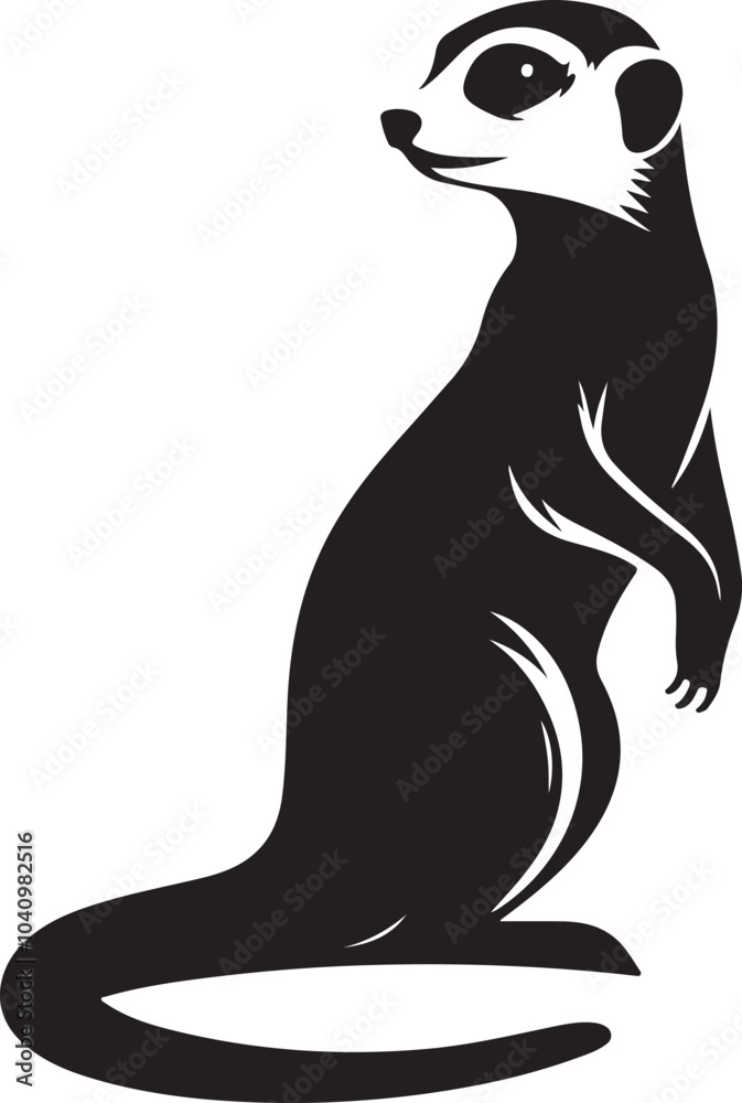 Meerkat silhouette vector and templates Meerkat silhouette vector and templates