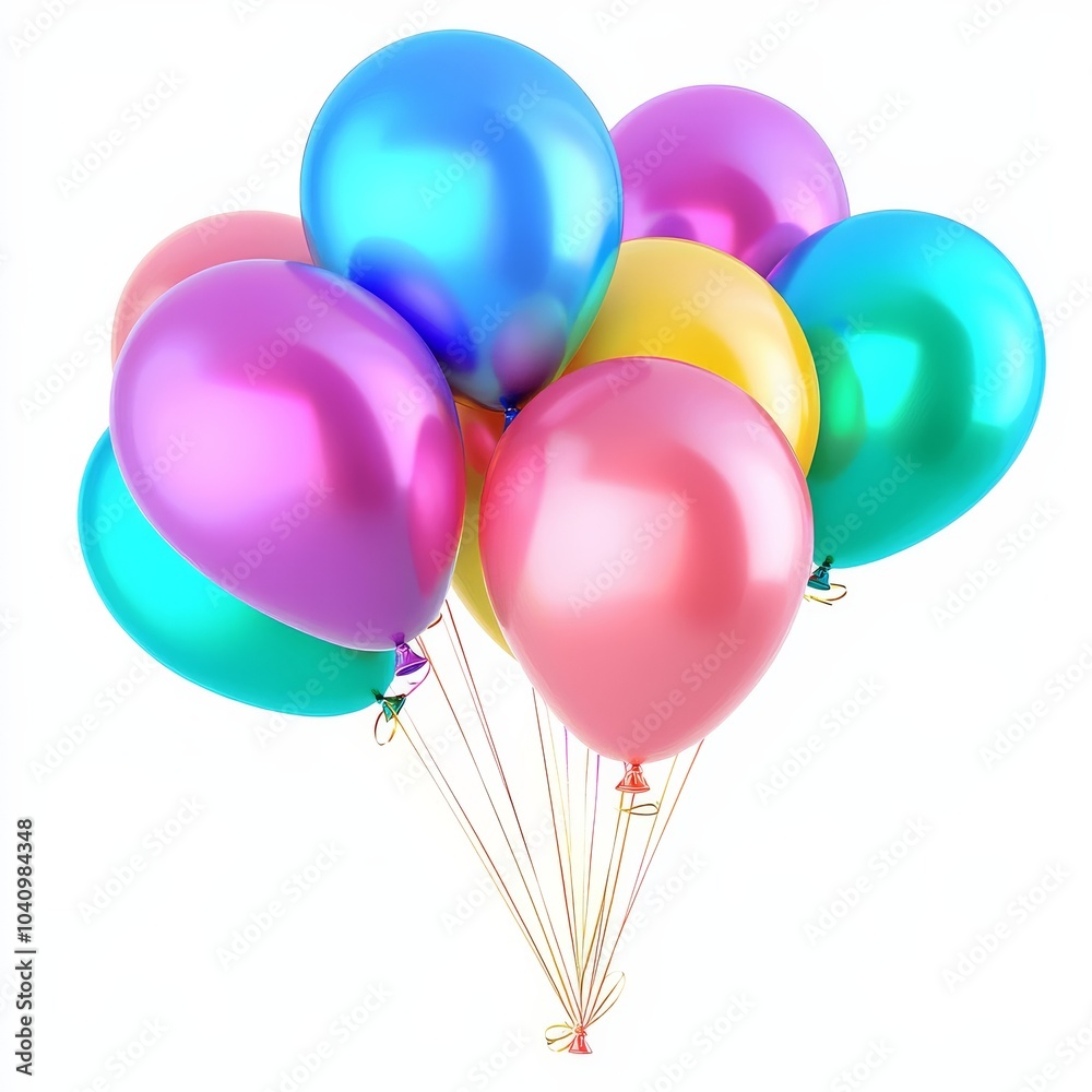 Festive PNG balloons designed for anniversary events. Festive PNG balloons designed for anniversary events.