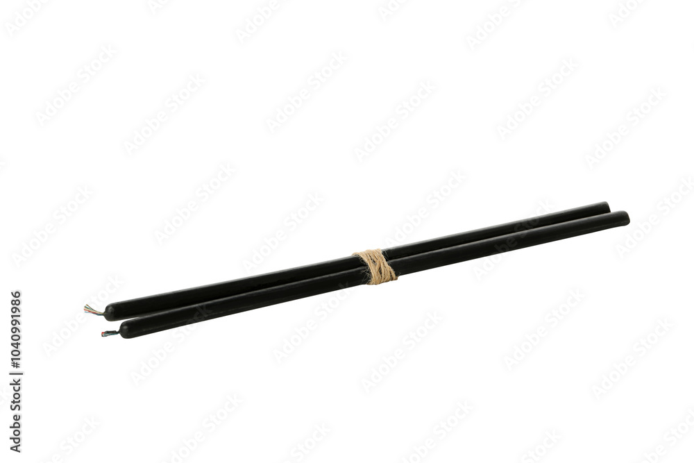 PNG, black candles, isolated on white background. PNG, black candles, isolated on white background.