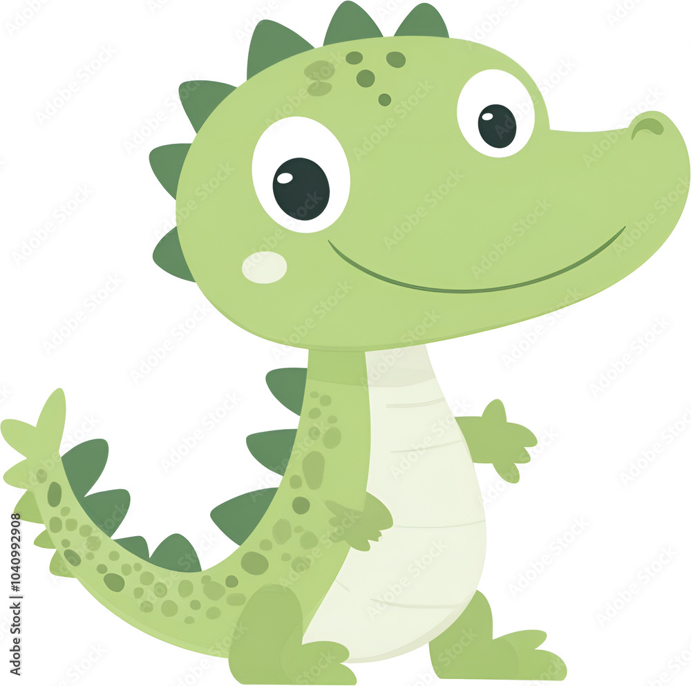 Obraz premium Alligator character