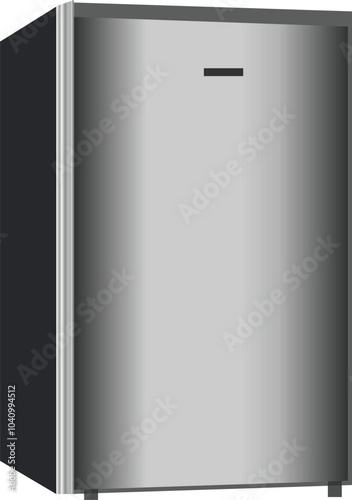 A sweet tinny deep fridge for small family. 