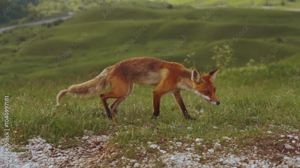 Fox, fox in nature, forests in the wild, fox close-up