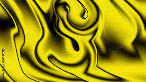 Yellow and black liquify background, Colorful green or yellow liquify background. Abstract fluid background texture