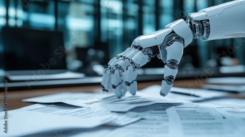 Wallpaper Mural Artificial Intelligence in Document Analysis, the role of artificial intelligence in document analysis with an image portraying machine learning algorithms extracting data from unstructured documents Torontodigital.ca