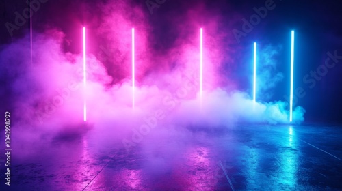 Wallpaper Mural Vivid colors burst to life in a darkened setting. Torontodigital.ca