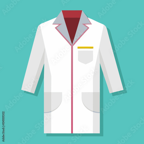 doctor uniform. white apron.