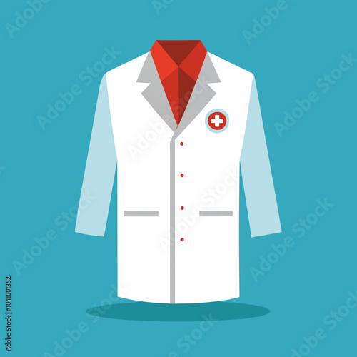 doctor uniform. white apron.