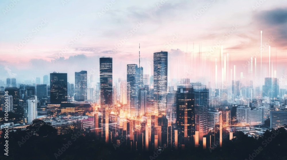 Visualizing Financial Trends Through City Design.