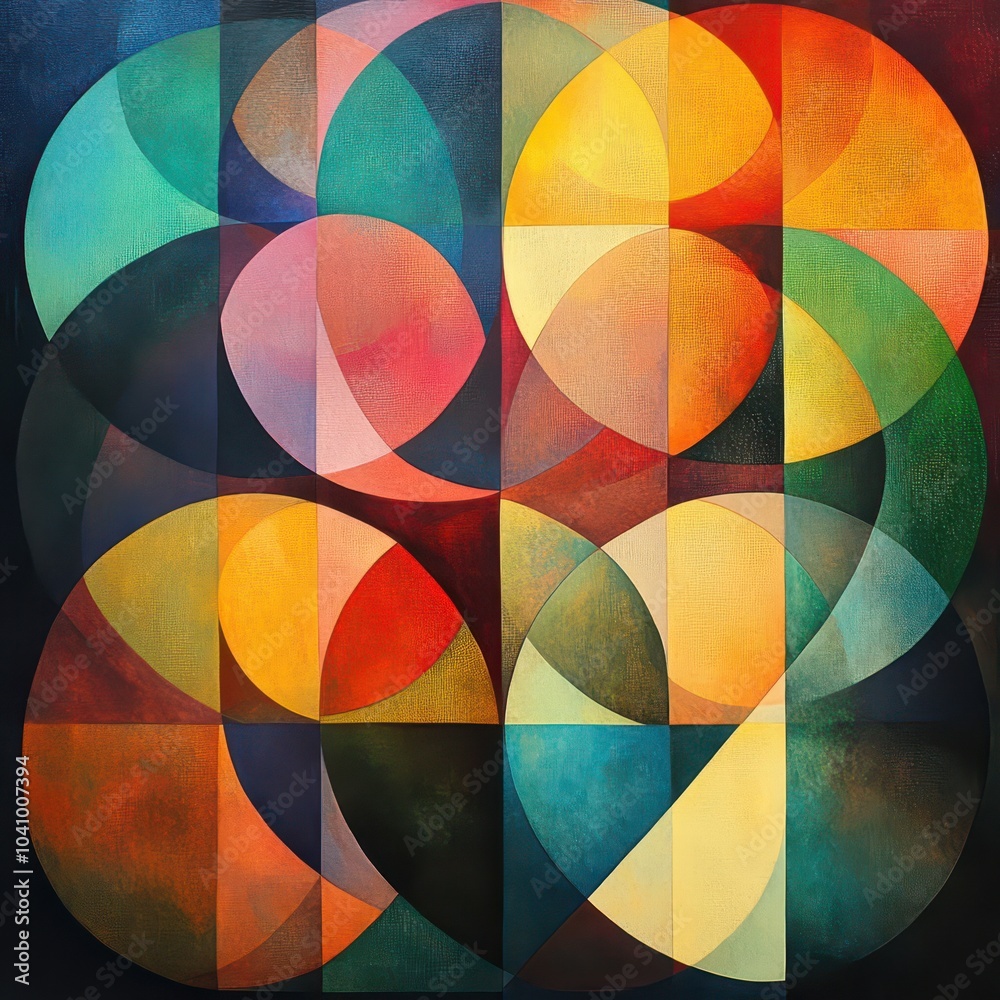 Abstract Circular Composition Abstract Circular Composition