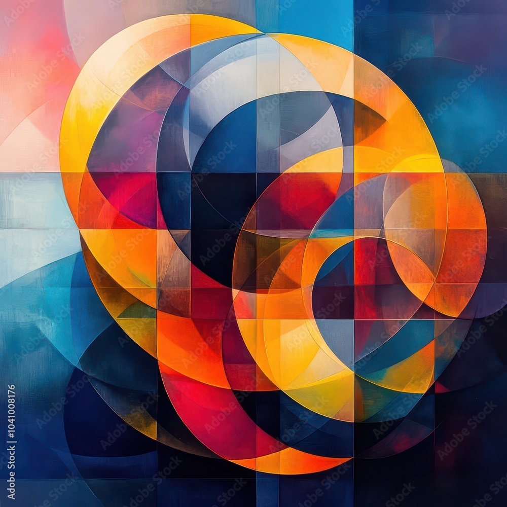 Obraz premium Abstract Geometric Artwork