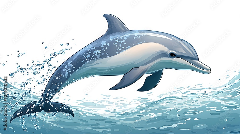 Obraz premium Dolphin Leap of Joy 