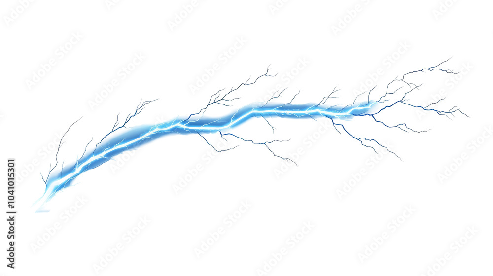 Obraz premium A striking image of a blue electric arc against a black background, showcasing the dynamic flow of electricity.