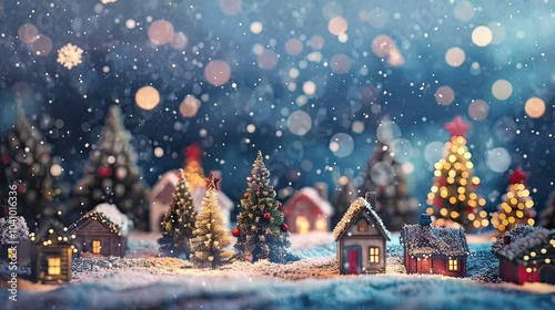 mini christmas tree in front of the house