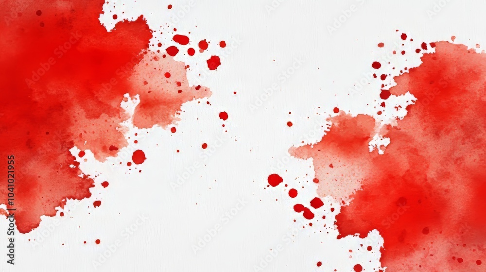 Abstract Red Watercolor Background Texture Splashes Blobs Abstract Red Watercolor Background Texture Splashes Blobs