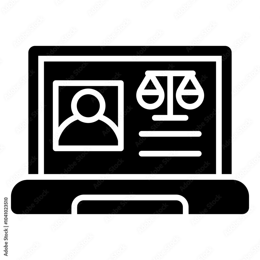 Criminal Database Icon Element For Design Criminal Database Icon Element For Design