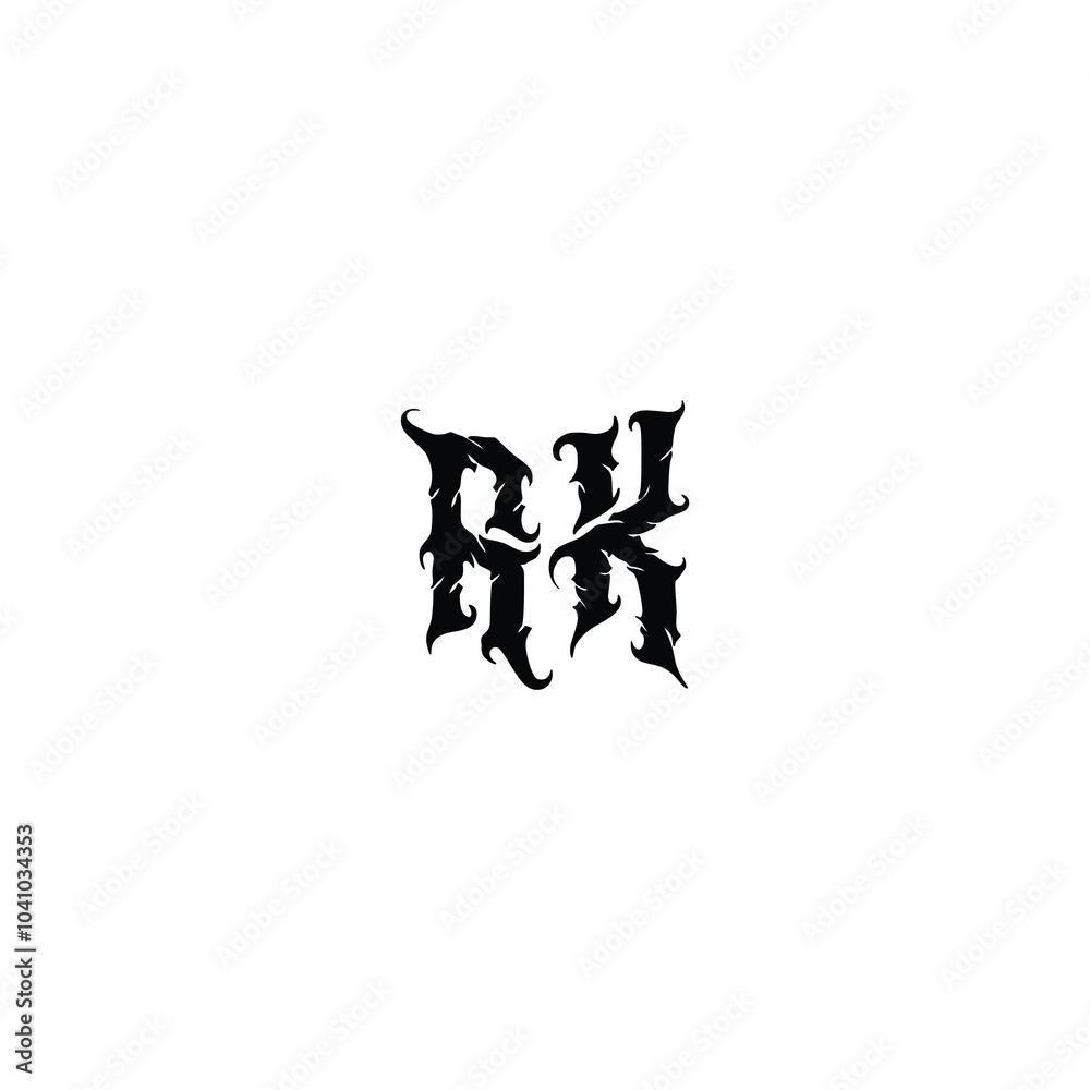 AK monogram logo design letter text name symbol monochrome logotype alphabet character simple logo AK monogram logo design letter text name symbol monochrome logotype alphabet character simple logo