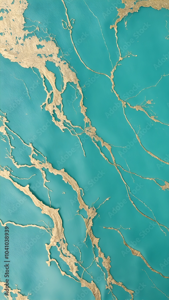 A vibrant turquoise background with soft gold accents subtly woven into the design, evoking a sense of luxury and tranquility
A vibrant turquoise background with soft gold accents subtly woven into the design, evoking a sense of luxury and tranquility