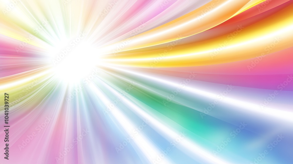 Vibrant abstract background with a clean white center for text and design Vibrant abstract background with a clean white center for text and design