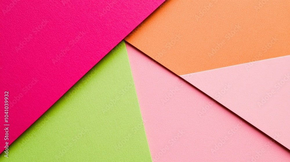 Vibrant abstract paper texture in pink, green, and orange, colorful background for creative projects Vibrant abstract paper texture in pink, green, and orange, colorful background for creative projects