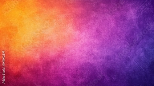 Abstract Gradient Background Orange Pink Purple Textured Vintage Grunge