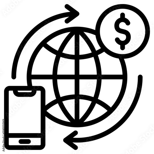 Online Remittances Icon