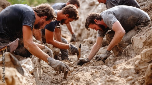 Digs at prehistoric sites, offering a window into the distant past and the development of early human cultures.
