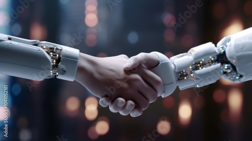 Modern Robot Handshake with Human Touch