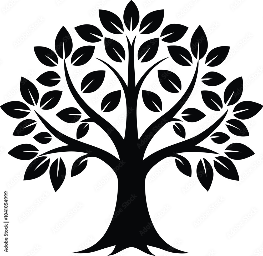 Obraz premium tree icon vector illustration