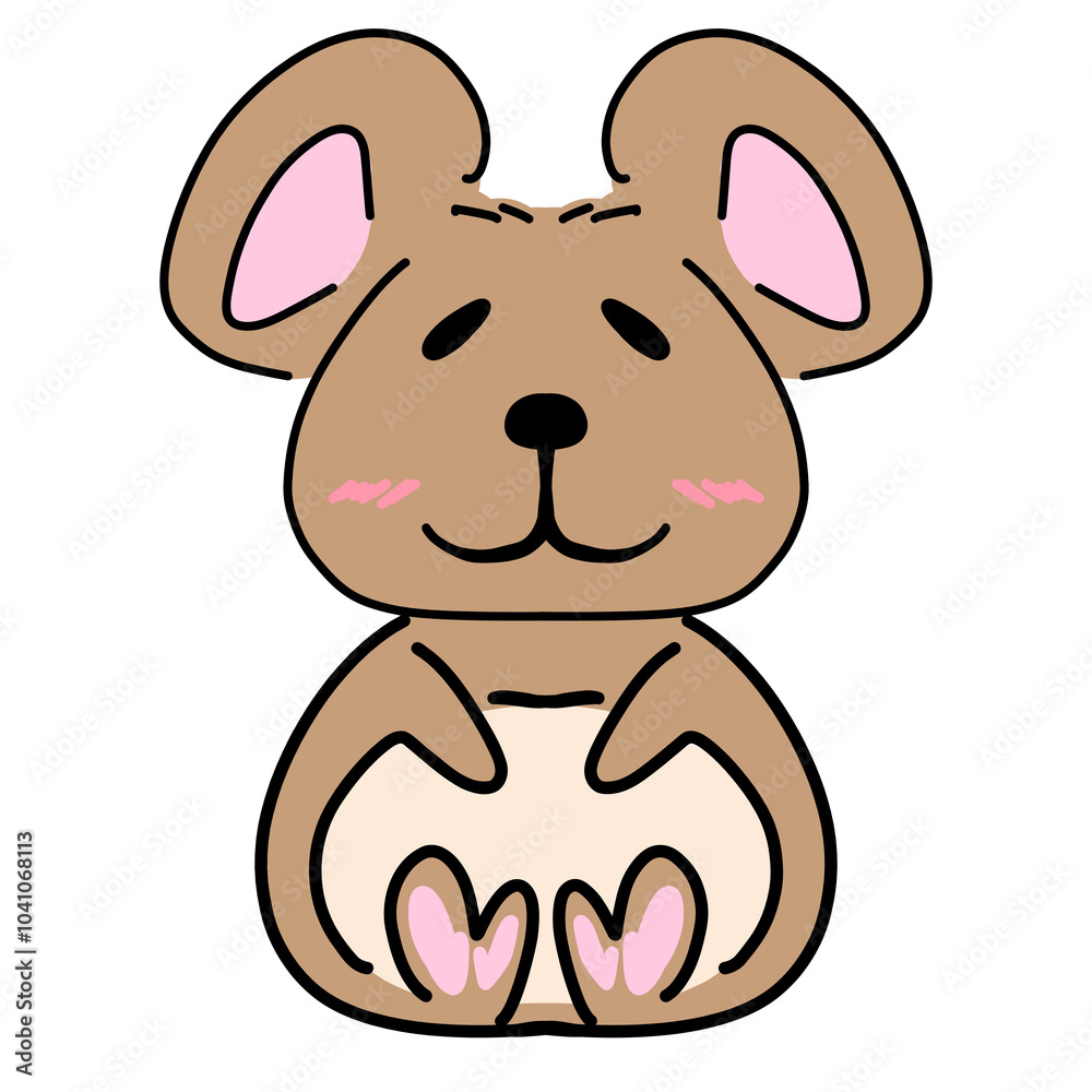 Fototapeta premium Brown Mouse 
