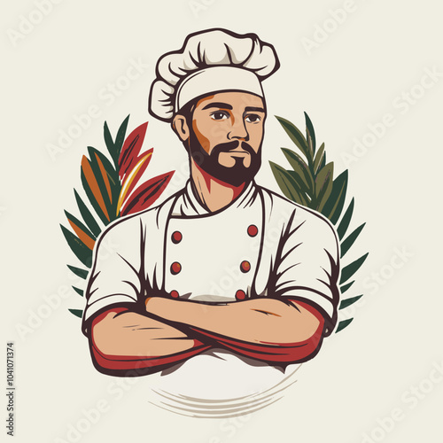 Italian pizza chef
